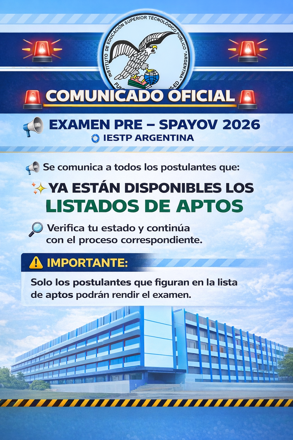 🎓 EXAMEN PRE – SPAYOV 2026