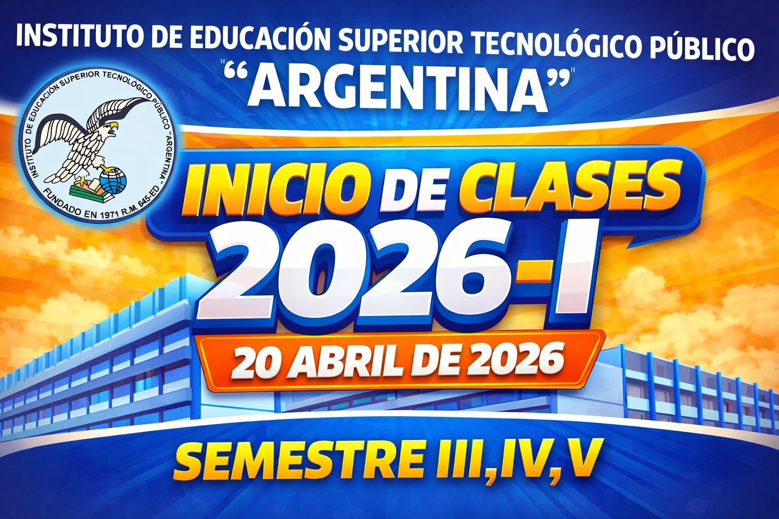 INICIO DE CLASES 2026-I
