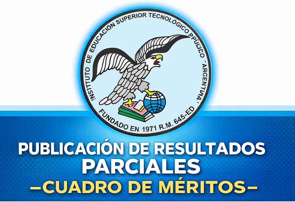 PUBLICACIÓN DE RESULTADOS PARCIALES -CUADRO DE MÉRITOS DOCENTES 2026