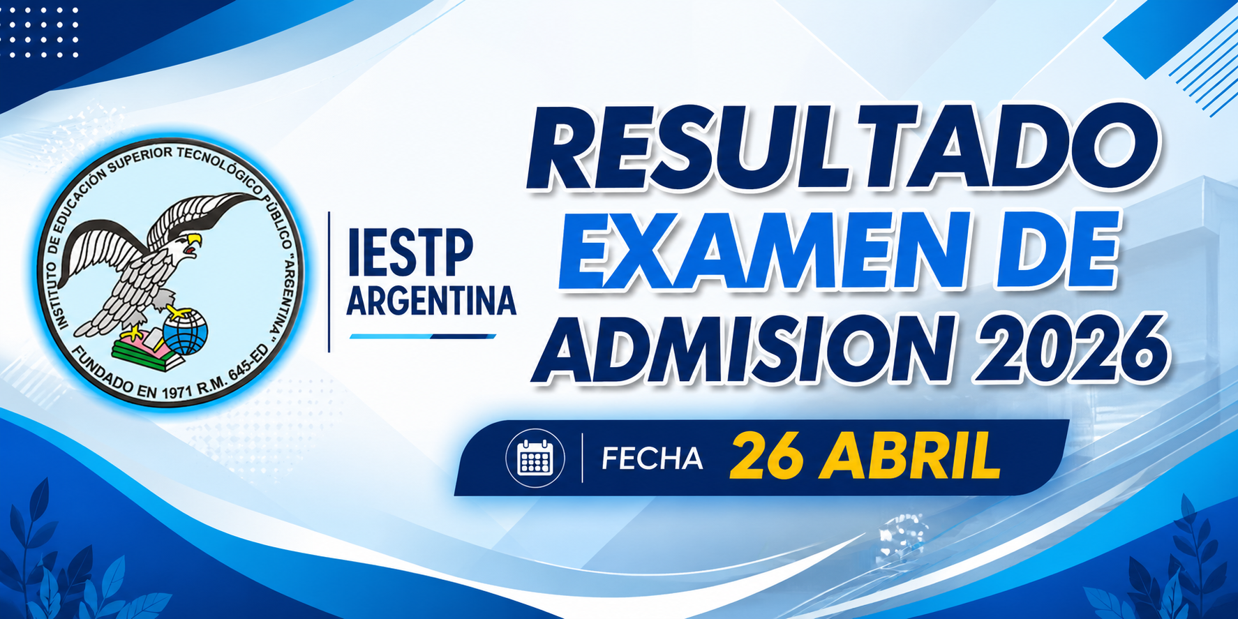 RESULTADOS DEL EXAMEN DE ADMISION MODALIDAD ORDINARIO