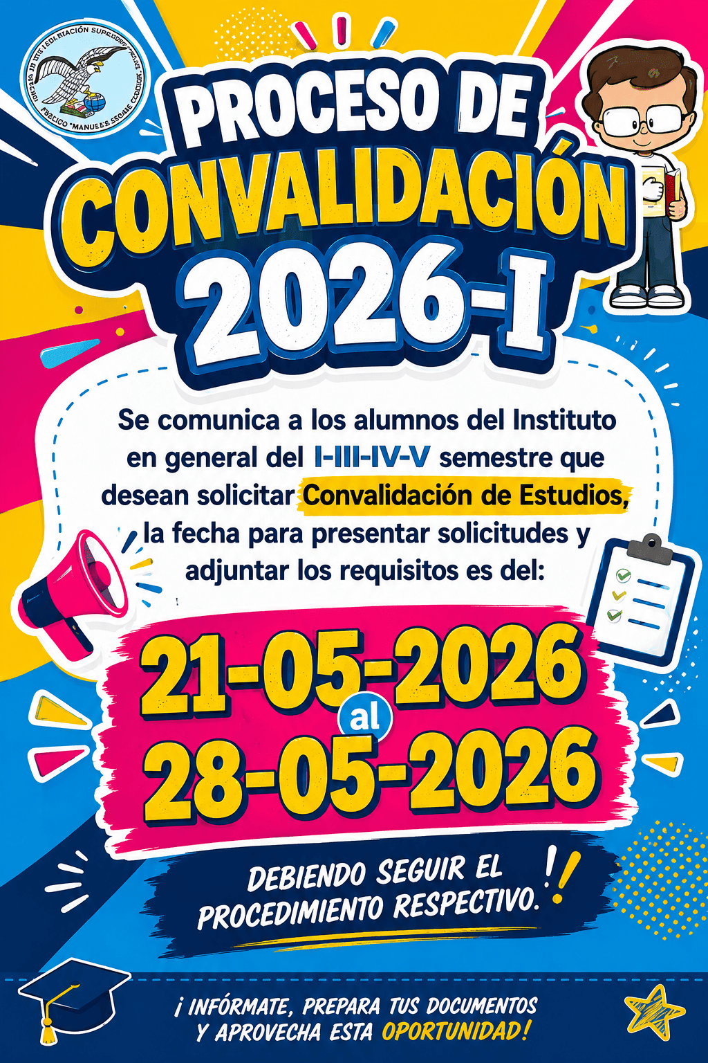 PROCESO DE CONVALIDACIÓN 2026-I