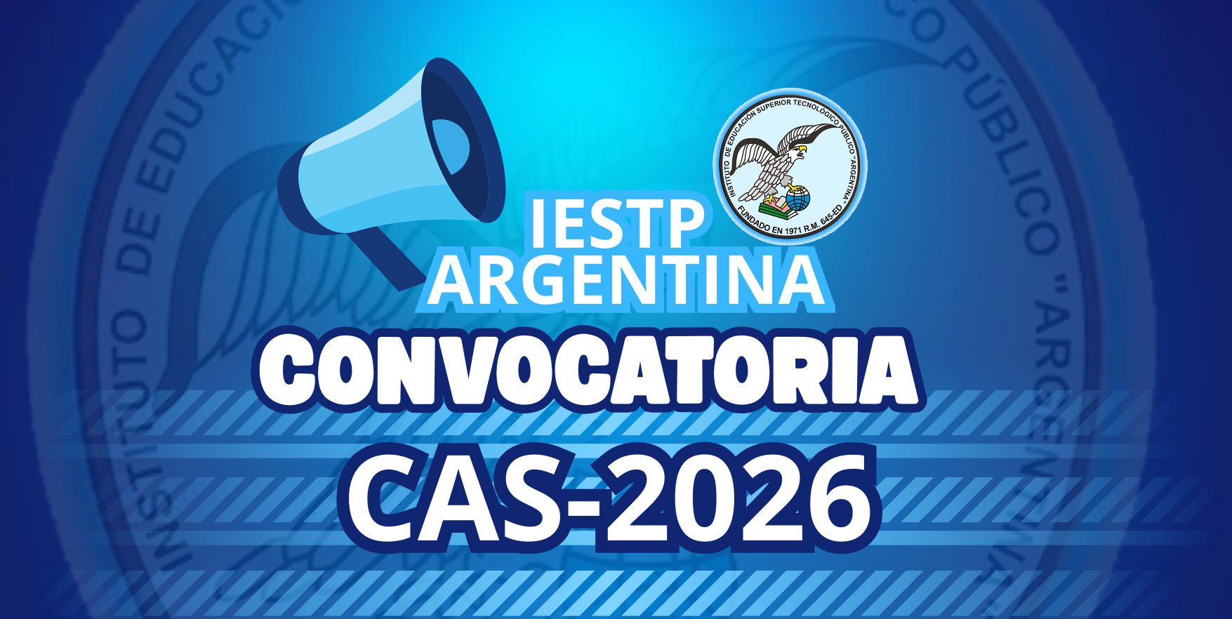 CONVOCATORIA DE TRABAJO  – CAS